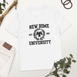 New Rome University Unisex organic cotton t-shirt