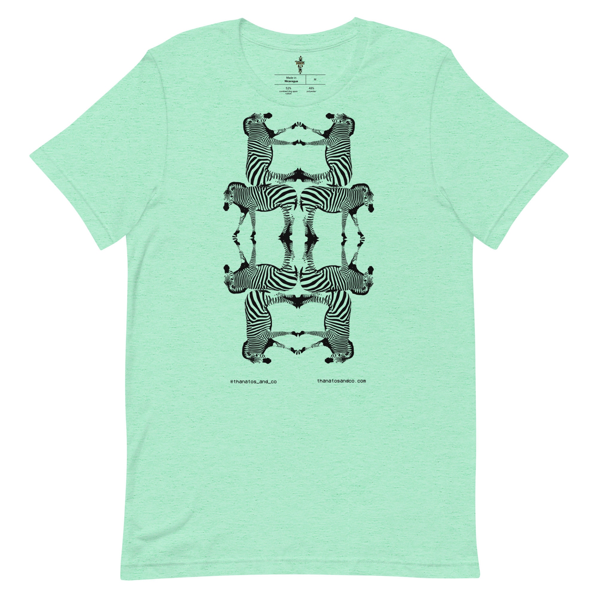 トップス Heaven and Earth pierced zebra T Zebra Stack Unisex T-shirt - Etsy