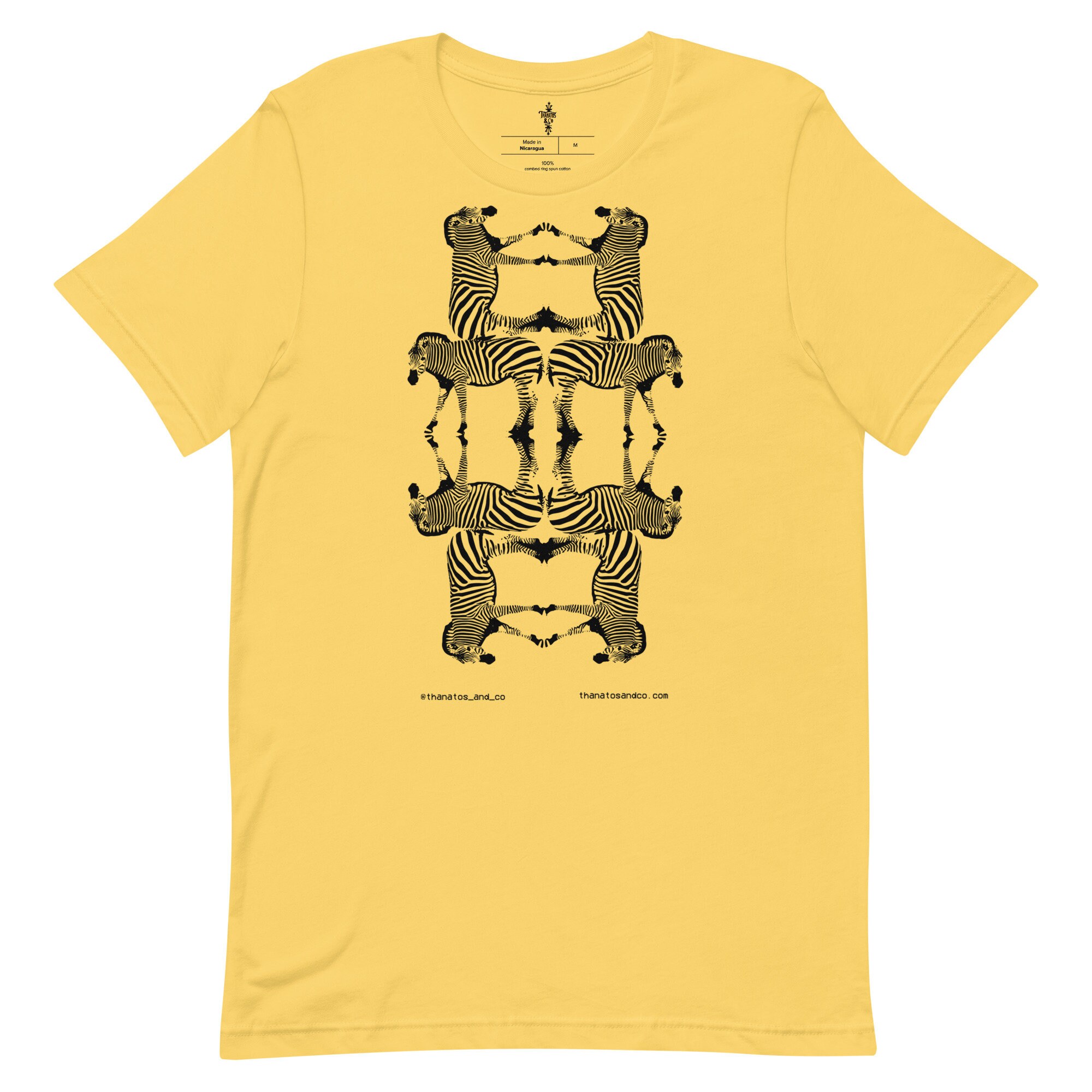 トップス Heaven and Earth pierced zebra T トップス Heaven and Earth pierced zebra T Zebra Stack Unisex