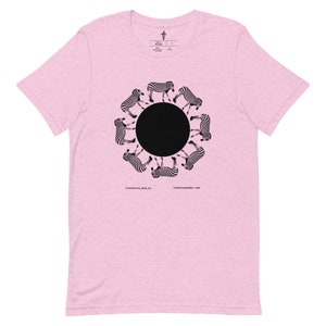 Zebra Circle 3 Unisex t-shirt
