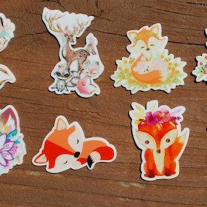 Fox Resin Planar, Woodland Animal Resin Planar, Animal Resin Planar, Cabochon, Flat Back