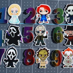 Horror Character Resin Planar, Halloween Resin Planar, Scary Resin Planar, Holiday Resin Planar, Cabochon, Flat Back