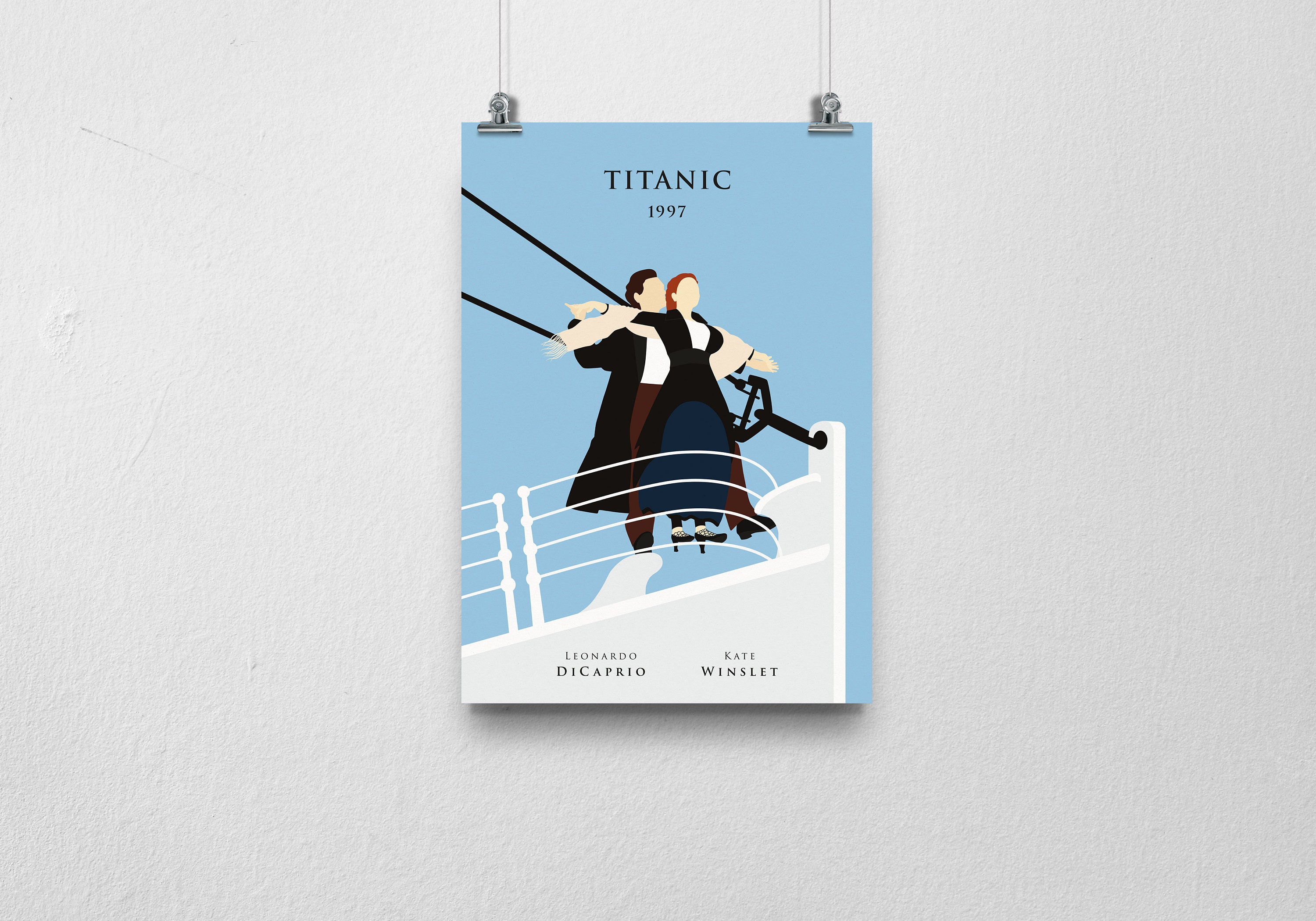 Titanic Movie Poster Digital Download Graphic Titanic Poster Titanic Film Poster Etsy