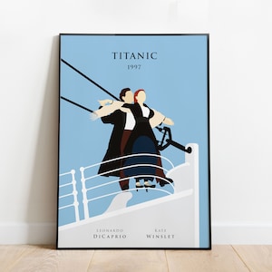 Cartel de la película Titanic / Descarga digital / Impresión de arte Titanic / Cartel de la película Titanic / A1/A2/A3/A4