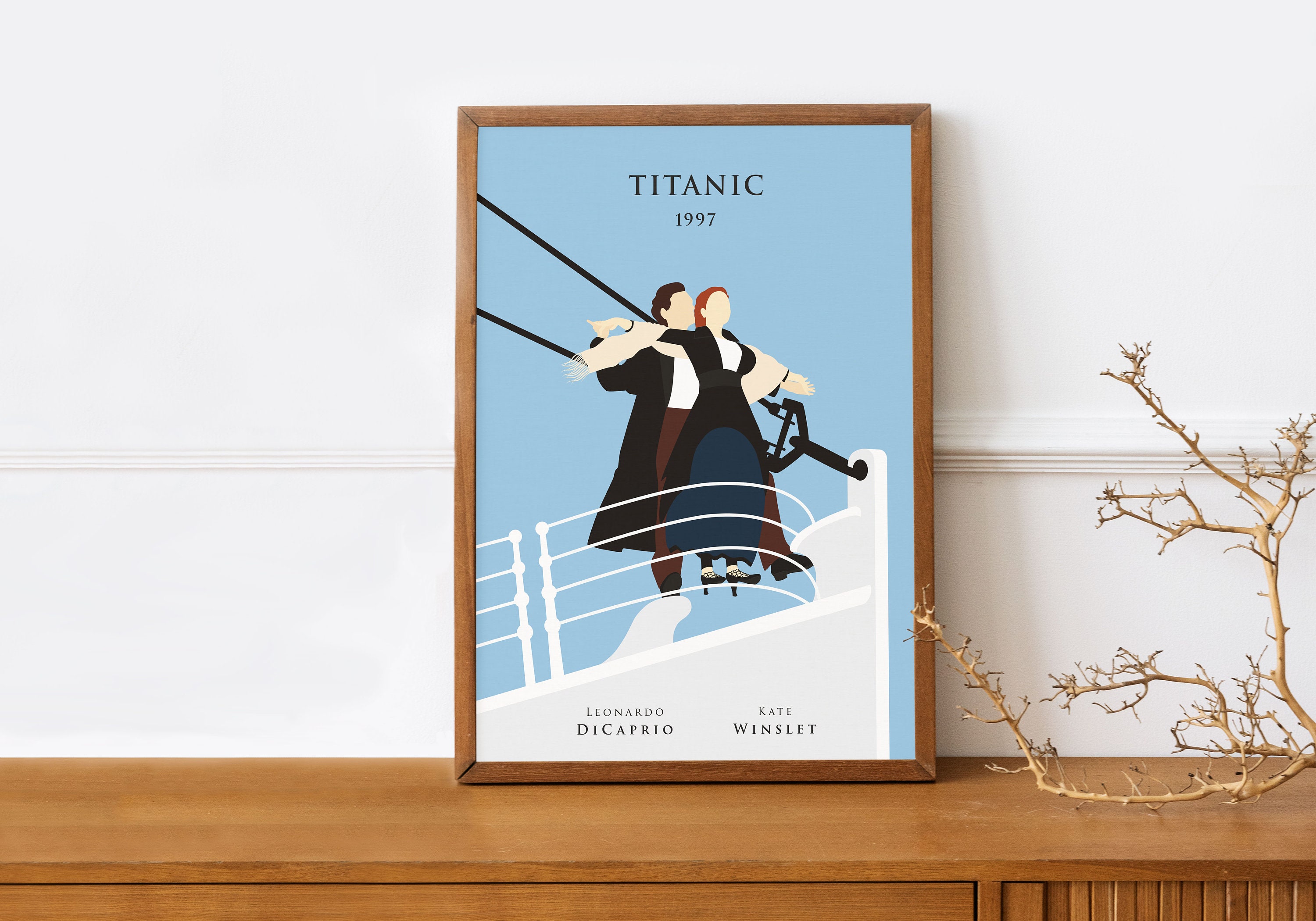 Titanic Movie Poster Digital Download Graphic Titanic Poster Titanic Film Poster Etsy