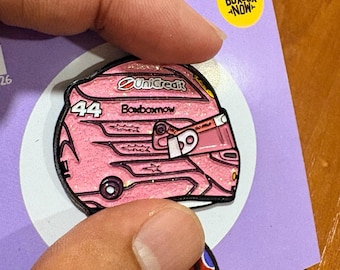 Lewis Hamilton Monaco 2026 F1 Helmet Pin Badge Unique Gift for F1 Collector
