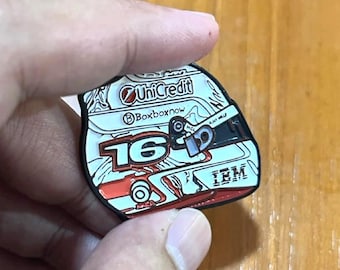 Charles Leclerc Japan 2025 F1 Helmet Pin Badge Unique Gift for F1 Collector