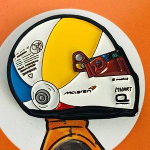 Lando Norris Miami 2023 F1 Helm Emaille Pin