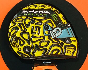 Lando Norris 2024 F1 Pin de esmalte del casco / Perfecto para regalo F1