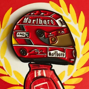 Michael Schumacher 2004 F1 Helm Emaille Pin