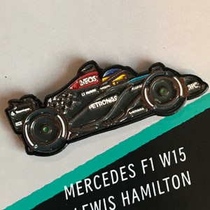 Lewis Hamilton Mercedes F1 W15 2024 Livery F1 enamel pin | Perfect for F1 Gift