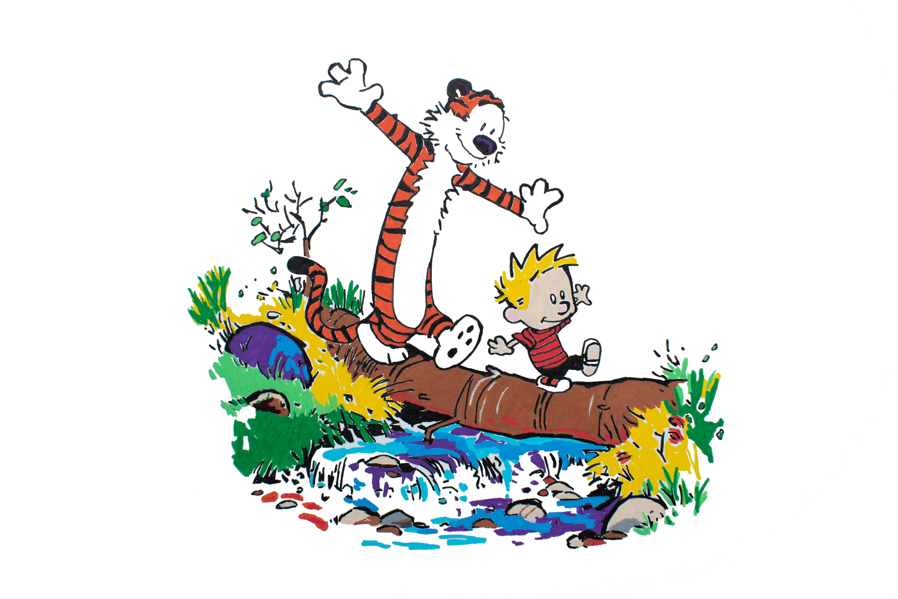 Calvin and Hobbes High Quality Poster Fine Art Print Etsy