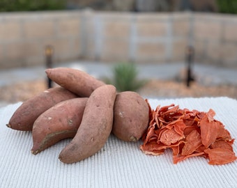 Freeze Dried Sweet Potato Slices, Natural Crispy Pet Treats