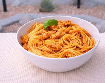 Freeze Dried Fideo con Pollo, Instant Mexican Meal, Camping Food (Just Add Water)