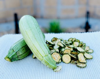 Dehydrated Mexican Squash, Dried Calabacita, Soup Ingredient, Pantry Staple, Healthy Snack Chips