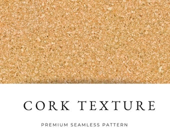 Cork Texture Seamless Pattern, Natural Cork Repeat Pattern, Wood Seamless Digital Papers, PNG,  Modern printable design