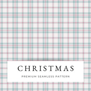 Christmas Plaid Seamless Pattern, Holiday Tartan Seamless digital print texture, Plaid Seamless Pattern PNG for commercial use