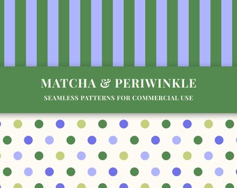 9 Green Blue Seamless pattern bundle (PNG)