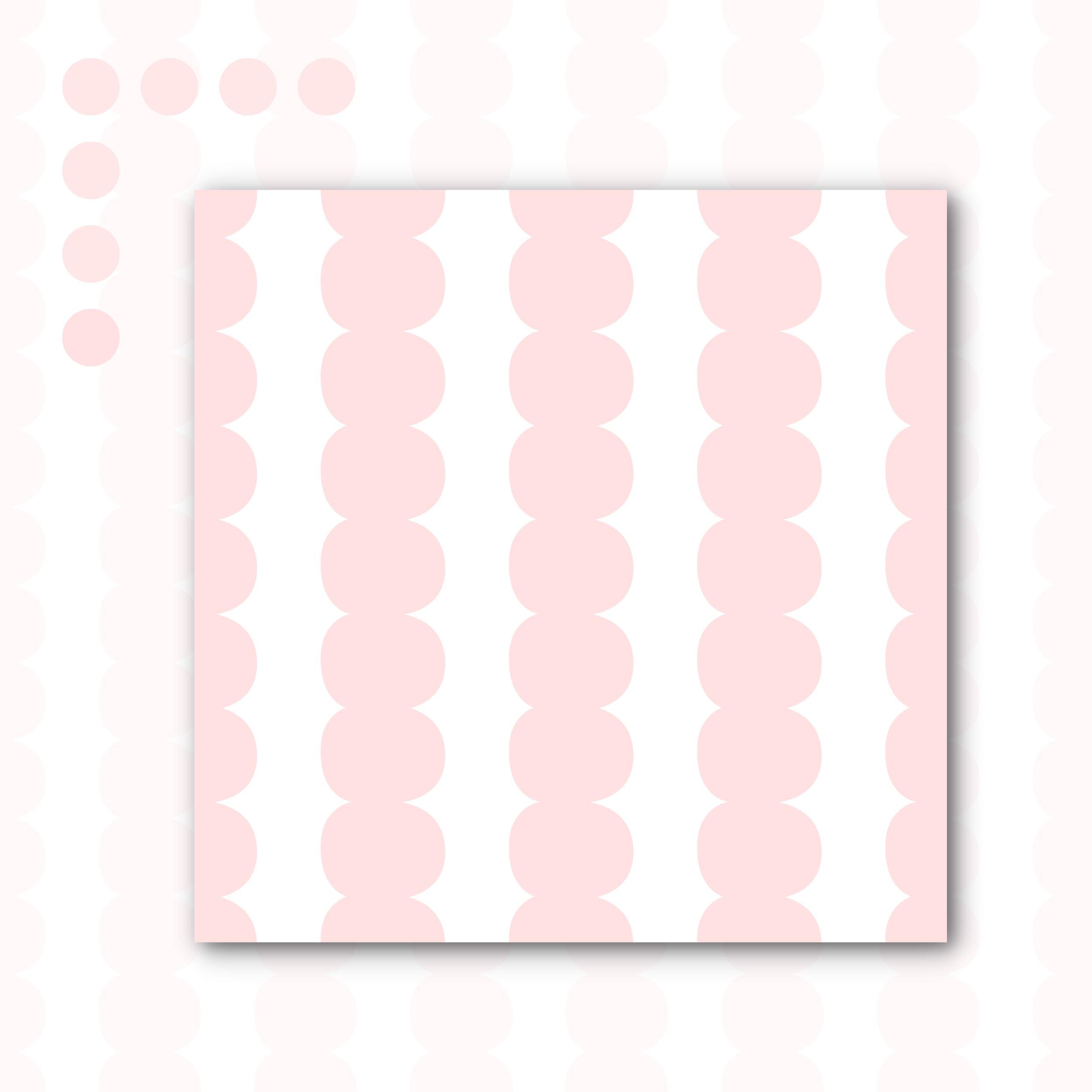 Pastel Pink Scallop Stripe Seamless Pattern Feminine Soft Pastel ...