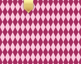 Pink Argyle Seamless Pattern: Colorful Trendy Design (PNG Digital Paper)
