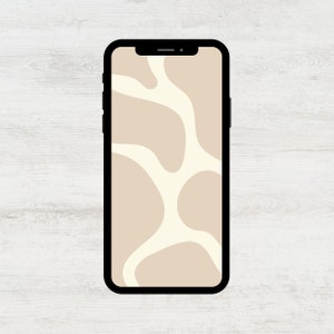 Neutral Aesthetic iPhone Wallpaper | Abstract Trendy iPhone Home Screen | Aesthetic Lock Screen | Digital Wallpaper | Instant Download