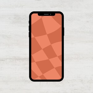 Gebrannte Orange Abstrakte iPhone Wallpaper | Minimaler trendiger iPhone-Startbildschirm | Ästhetische Sperrbildschirm | Digitale Tapete | Sofort Download