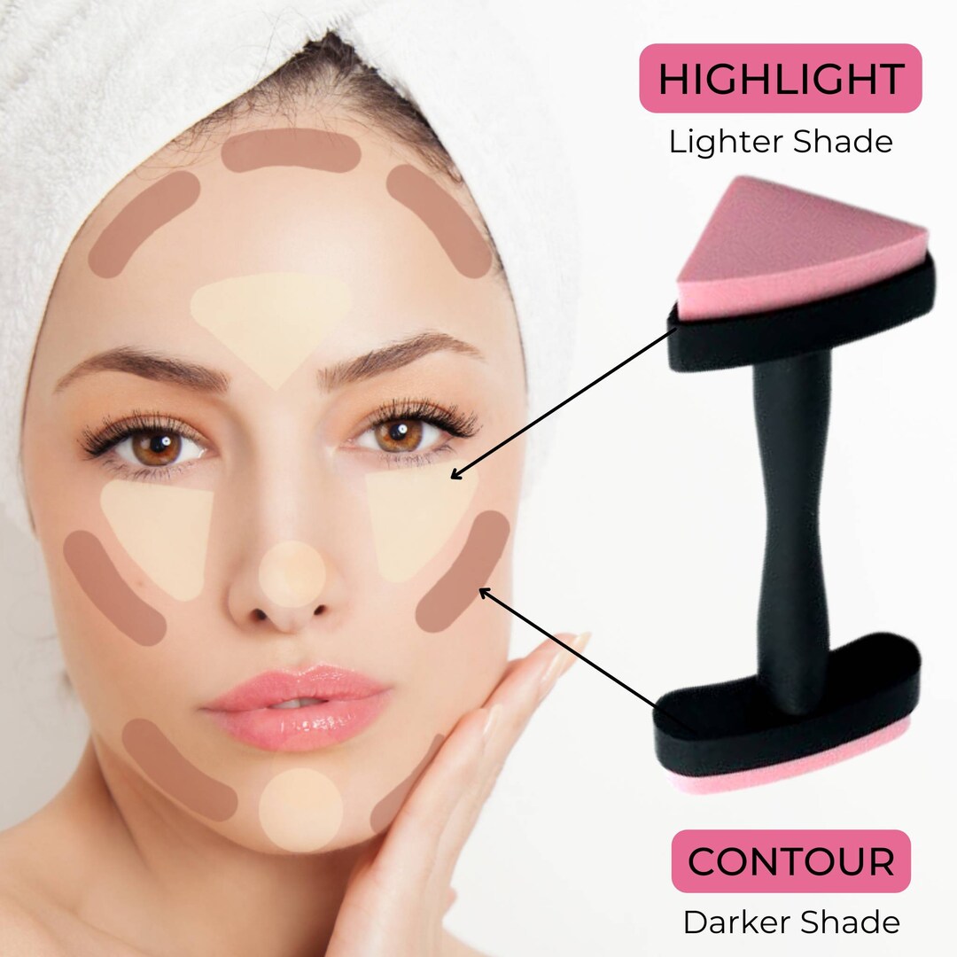 Perfect Contour Tool Makeup Applicator Contouring Brush Etsy
