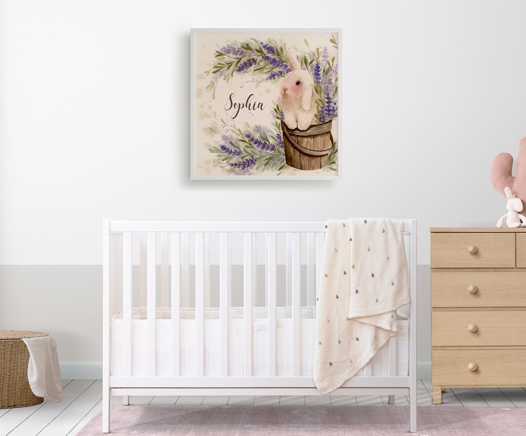 Personalized Baby Name - Watercolor Custom - Custom Name Art - Nursery ...