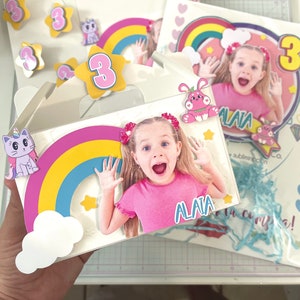 Love Diana inspired favor box, gable box | cajita para regalos | cajita para dulces | Diana and Roma