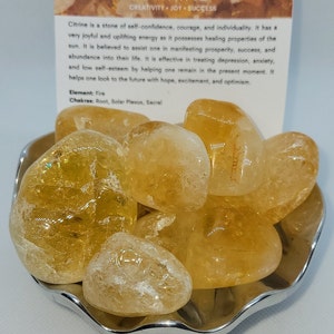 Tumbled Citrine Stones