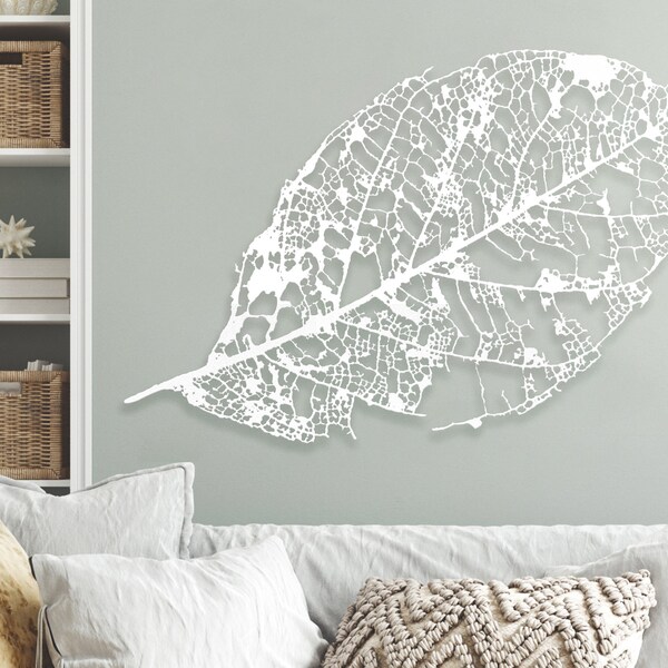 Large Leaf Wall Art Etsy