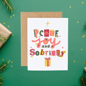 Carte Sobre des Fêtes| Carte Sobriété| Carte de récupération| Jalon sobre