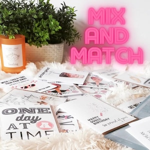 MIX AND MATCH 5 cards of your choice!