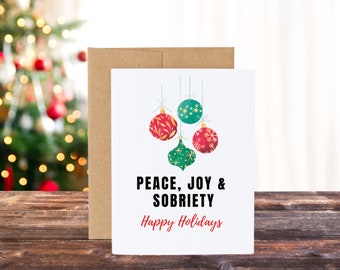 Sober Holidays Card | Recovery Milestone Gift