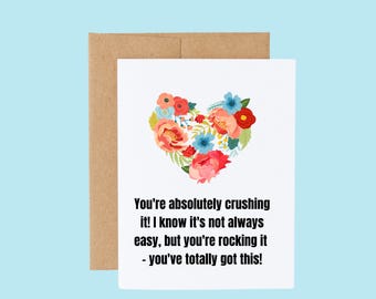 Encouragement Card| Illness | Support