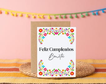 Feliz Cumpleaños| Felicidades | Spanish Card
