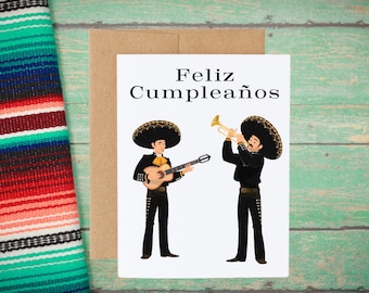 Feliz Cumpleanos| Spanish Card| Happy  Birthday| Birthday Card |