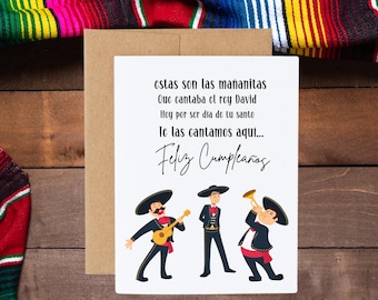 Feliz Cumpleanos| Spanish Card| Happy  Birthday| Birthday Card |
