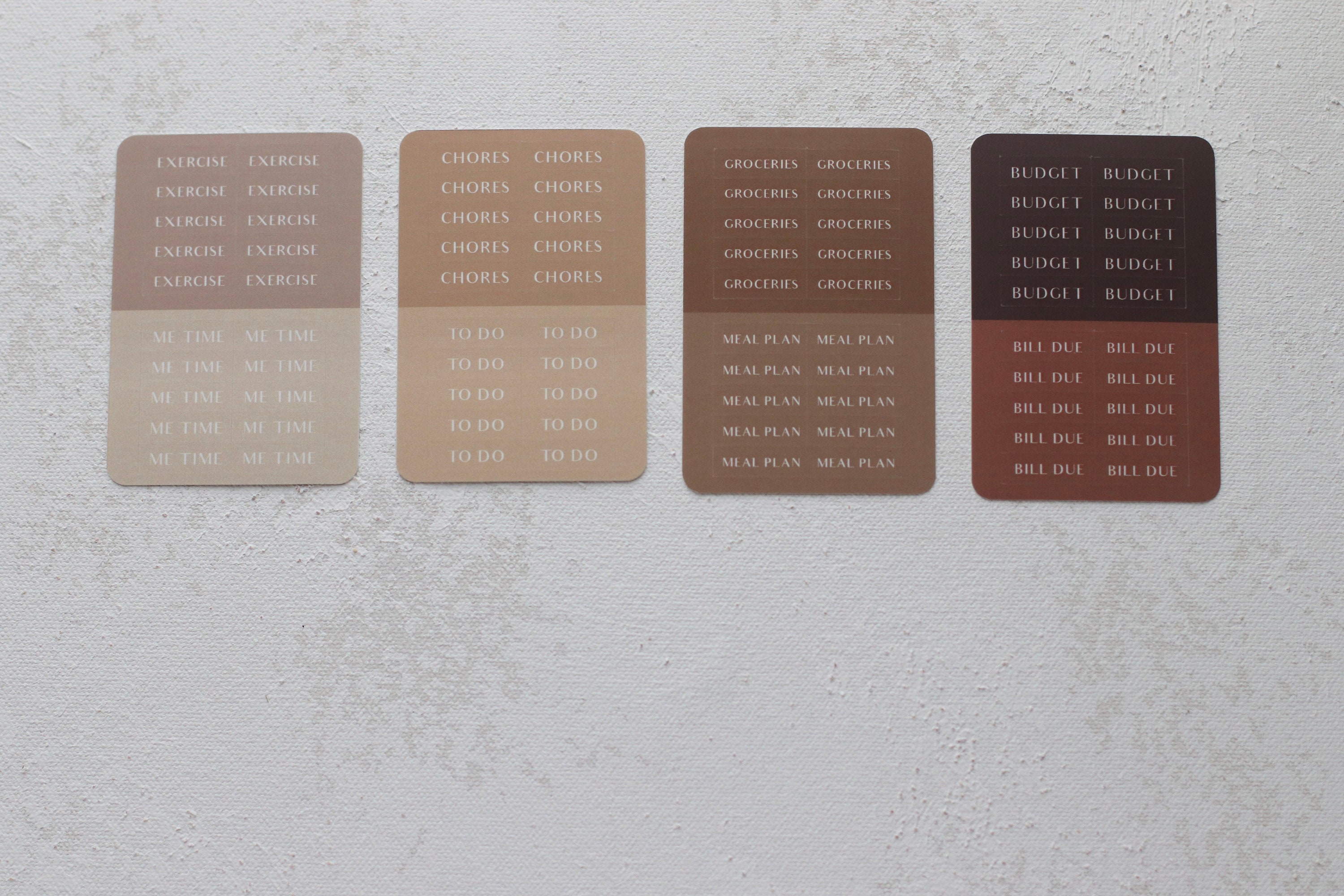 Essentials Planner Stickers - Matte (per Tasks) - Etsy