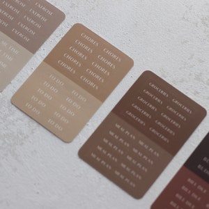 Pegatinas Essentials Planner - Mate (por tarea)