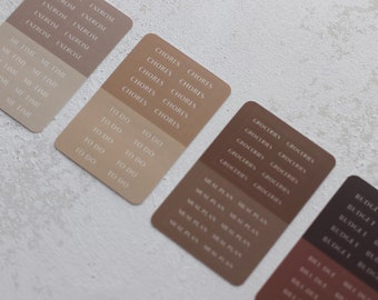 Essentials Planner Stickers - Matte (Per Tasks)