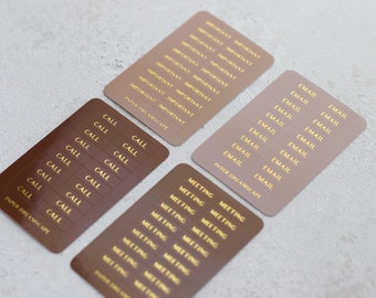 Work Planner Stickers - Foil (Per Task)