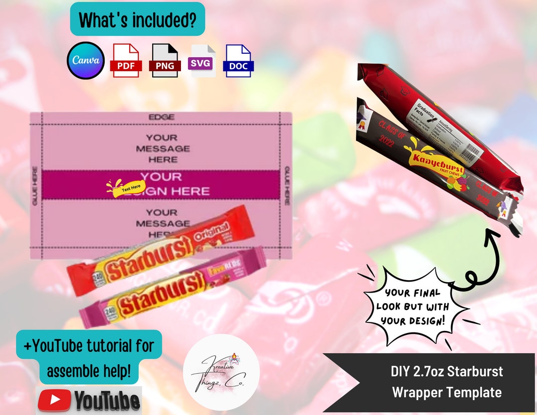 DIY Custom Starburst Template Customize Your Design How You Etsy