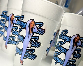 Cups | Personalized Foam Cups | Custom Styrofoam, Hard Plastic Cups | Personalized Cups | Up To 20 oz Cups | Party Cups