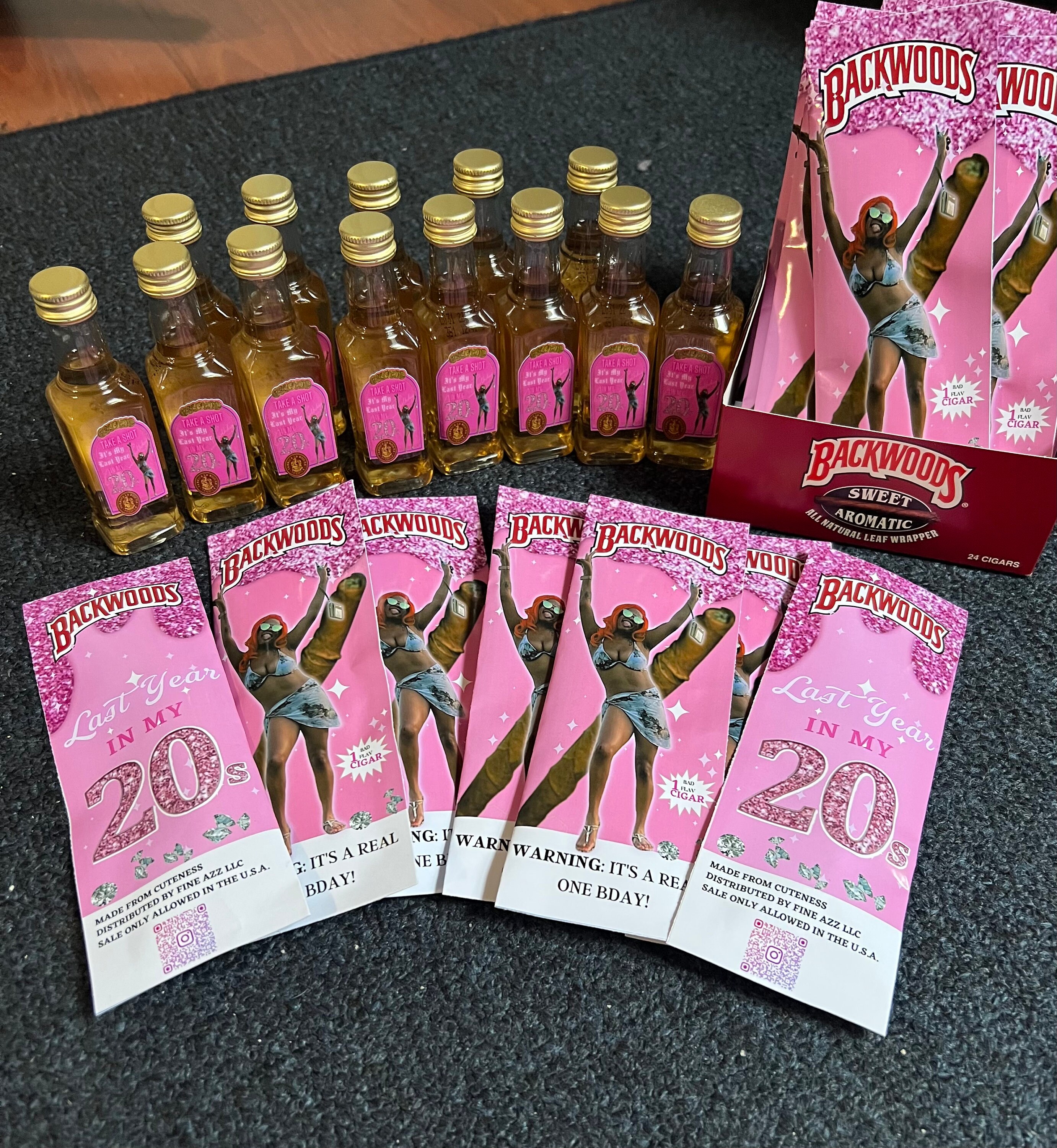 Personalized Backwood Wraps Custom Wraps Gifts Party Favors Birthday