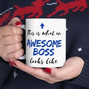 Funny Boss Coffee Mug: Boss Lady Appreciation Gift