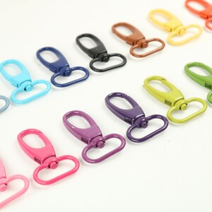 Swivel Clasp, Purse Hook, Swivel Hook Clips, Heavy Duty Snap, Swivel Snap Hook, Versatile Hardware, For Bags, Straps, Keychains, and More image 1