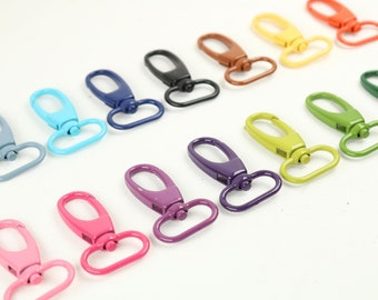 Swivel Clasp, Purse Hook, Swivel Hook Clips, Heavy Duty Snap, Swivel Snap Hook, Versatile Hardware, For Bags, Straps, Keychains, and More