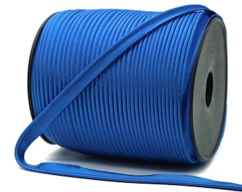 Marineblau Satin-Paspelband, erhältlich in 25 Farben, Kantenstreifen, Kordelstreifen, Satinkordel, Paspol für Kissen, Vorhänge usw.