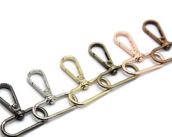 Swivel Snap Hook, Keychain Hardware, Premium Craft Hook, DIY Accessories, Metal Swivel Hook, Bag Strap Attachment, Lanyard Connector